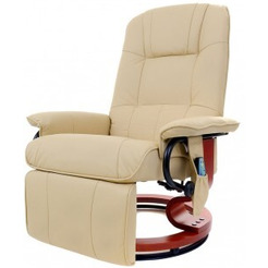 Кресло электрическое вибромассажное CALVIANO 2160 (бежевый)