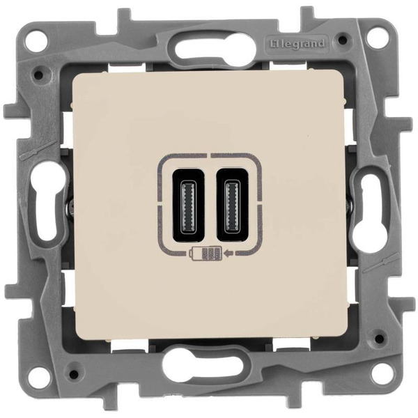Розетка Legrand Etika 672235 (слоновая кость)