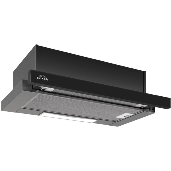 Вытяжка Elikor Slide 60П-1000 227273 (черный/стекло черное)