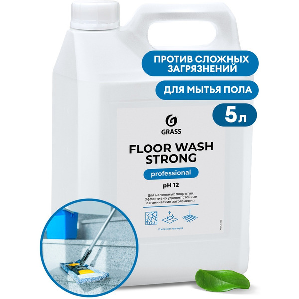 Щелочное средство для пола GRASS Floor wash strong 5л 125193