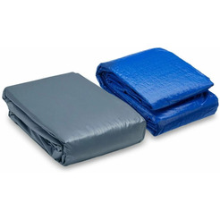 Каркасный бассейн Intex Prism Frame Clearview 26722 (427х107)