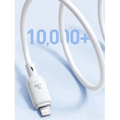 Кабель Baseus Silky Series Fast Charging Cable USB Type-C - Lightning (2 м, белый)