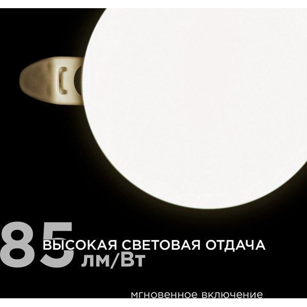 Панель светодиодная встраиваемая APEYRON 06-101