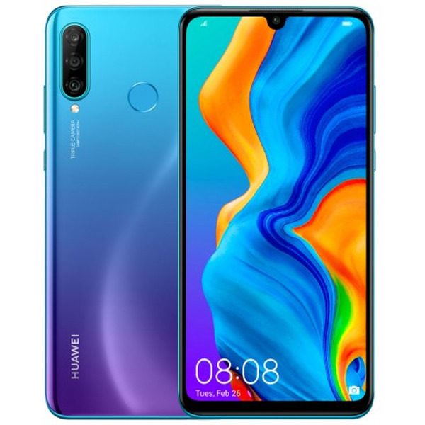 Смартфон HUAWEI P30 Lite (MAR-LX1M) насыщенный бирюзовый