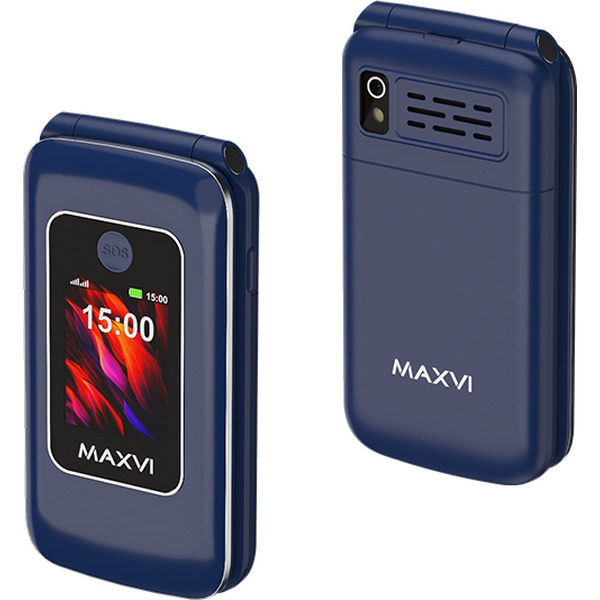 Мобильный телефон Maxvi E15 (синий)