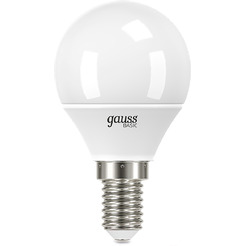 Светодиодная лампочка Gauss LED-M G45 7W 630lm 3000K E14 10501172