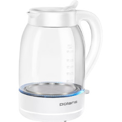 Электрический чайник Polaris PWK 1797CGL Water Way Pro (белый)