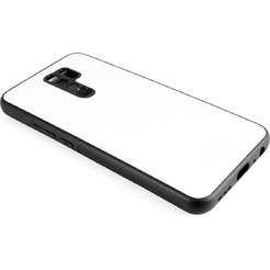 Накладка CASE Glassy Xiaomi Redmi 9 (белый)
