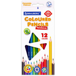 Набор цветных карандашей BRAUBERG 181661 (12 шт.)