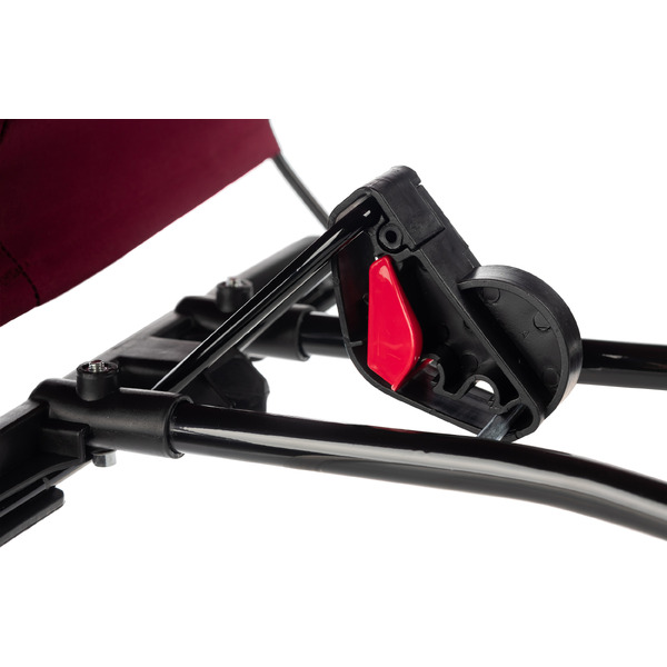 Детский шезлонг NINO Aria балансирующий (бордовый)