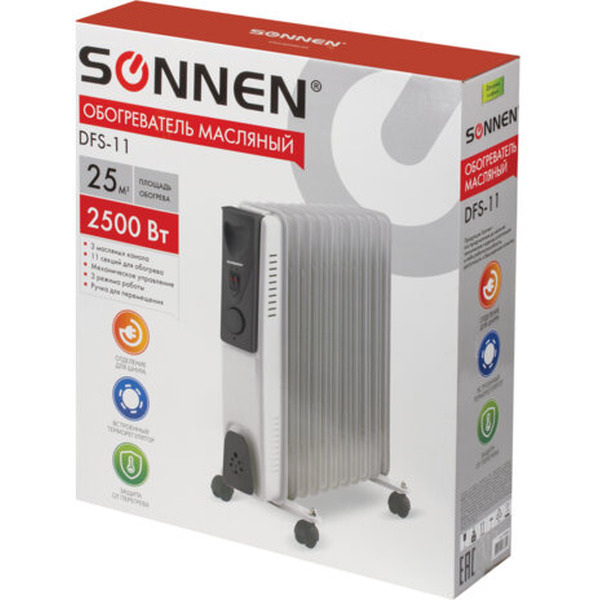 Масляный радиатор Sonnen DFS-11