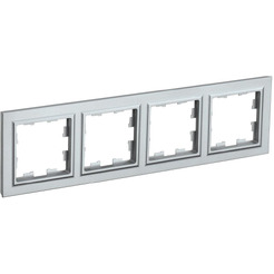 Рамка IEK Brite РУ-4-БрА