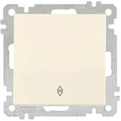 Переключатель на два направления Mutlusan 2100-403-0102 слоновая кость (21 серия)