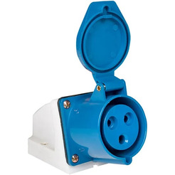 Розетка стационарная наружная EKF 123 2Р+РЕ 32А 220В IP44 PROxima