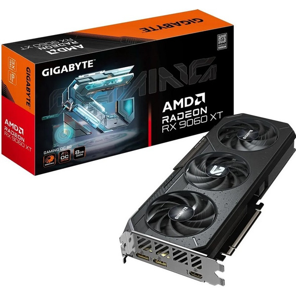Видеокарта Gigabyte Radeon RX 9060 XT Gaming OC 8G GV-R9060XTGAMING OC-8GD
