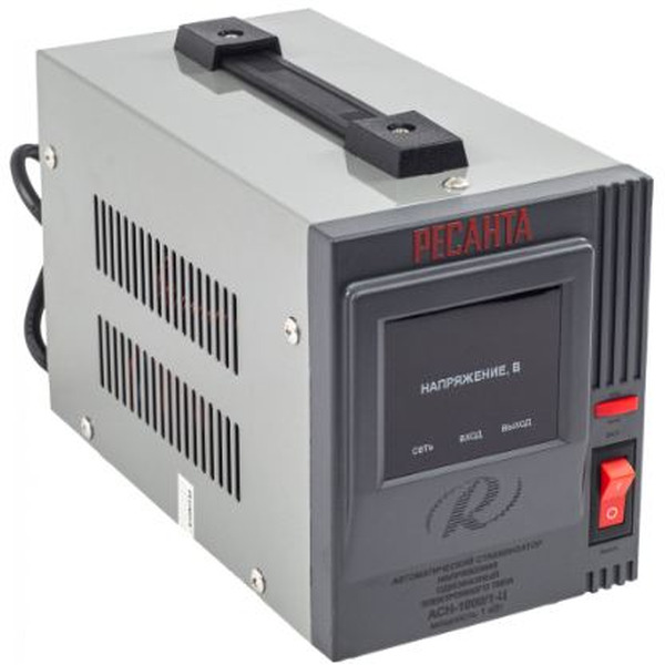Стаблизатор напряжения Ресанта АСН-1000/1-Ц (63/6/2)