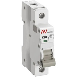Выключатель автоматический EKF Averes AV-6 1P 20A (C) 6kA