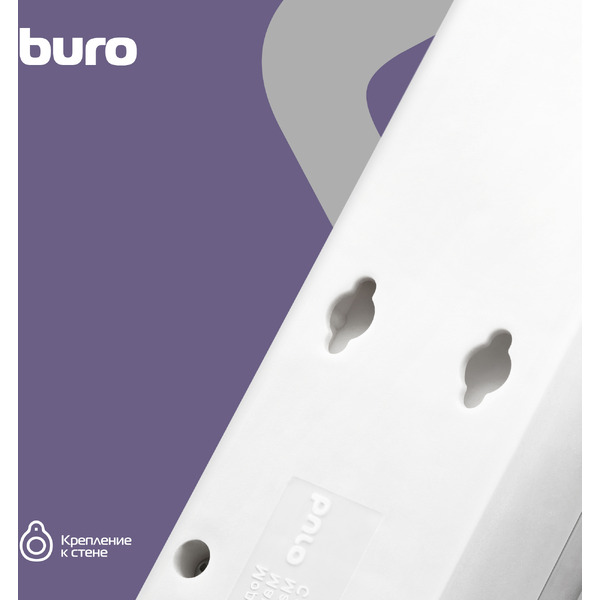 Сетевой фильтр Buro 600SH-16-3-W