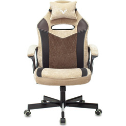 Кресло игровое Zombie VIKING 6 KNIGHT Fabric (1380213) коричневый/бежевый