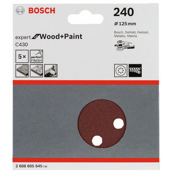 Шлифлист Bosch Expert for Wood and Paint C430 2.608.605.645