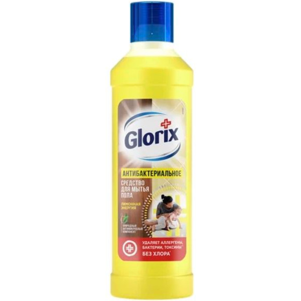 Средство для напольных покрытий Glorix Лимонная Энергия 1 л