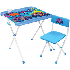 Комплект мебели с детским столом Ника КНД2/БГ2 Большие гонки