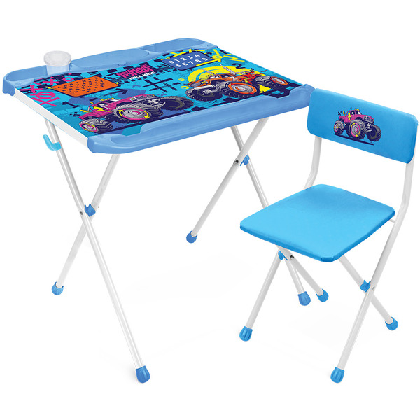 Комплект мебели с детским столом Ника КНД2/БГ2 Большие гонки