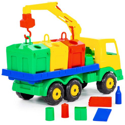 Грузовик Полесье Престиж автомобиль-контейнеровоз 44181