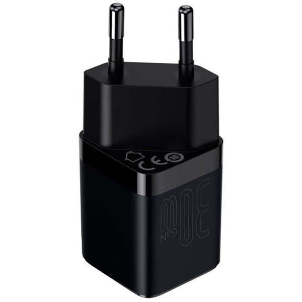 Сетевое зарядное устройство Baseus GaN3 Fast Charger 1C 30W CCGN010101 Black