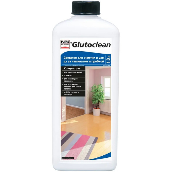 Средство PUFAS GLUTOCLEAN для очистки и ухода за ламинатом и пробкой (000074336)