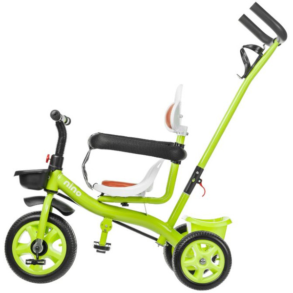 Трехколесный велосипед с ручкой NINO K98 (зеленый)