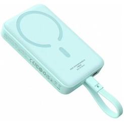 Внешний аккумулятор Baseus P1002210B333-00 Magnetic Mini Wireless Fast Charge Type-C Edition 10000mAh 30W Peppermint Blue