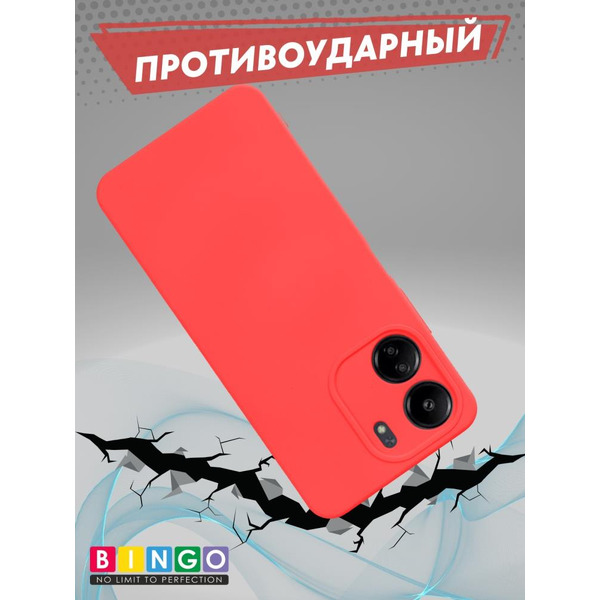 Бампер Bingo Liquid TPU для XIAOMI Redmi 13C/POCO C65 Красный