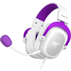 Наушники Havit Gamenote H2002d (белый/фиолетовый)