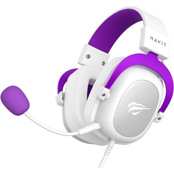 Наушники Havit Gamenote H2002d (белый/фиолетовый)