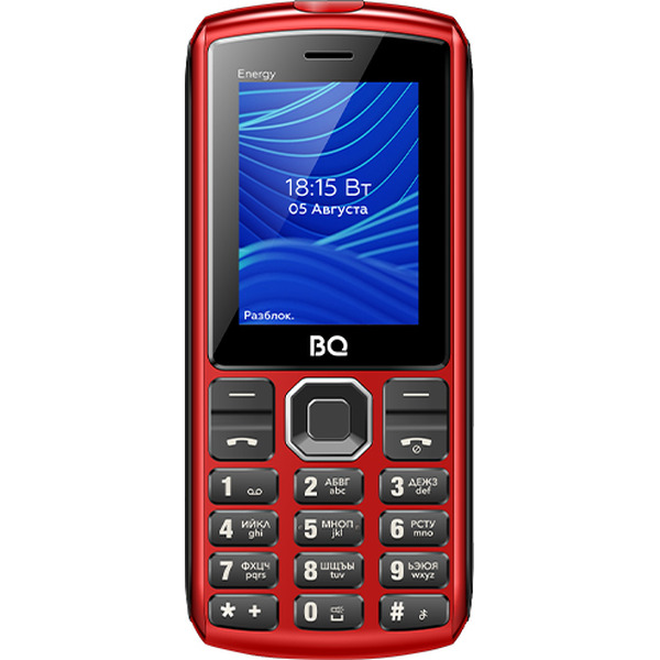 Телефон BQ BQ-2452 Energy (красный/черный)