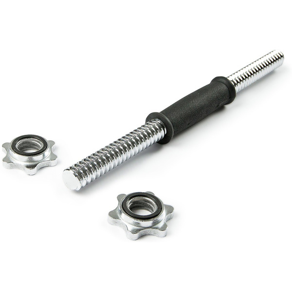 Гриф для штанги Atlas Sport Dumbbell bar 25*350 (резиновая ручка)