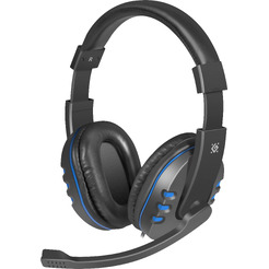 Наушники Defender Warhead G-160 (черный/синий)