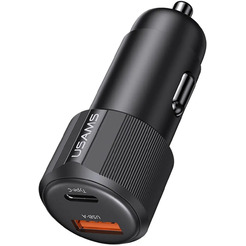 Автомобильное зарядное устройство USAMS CC283 (черный)