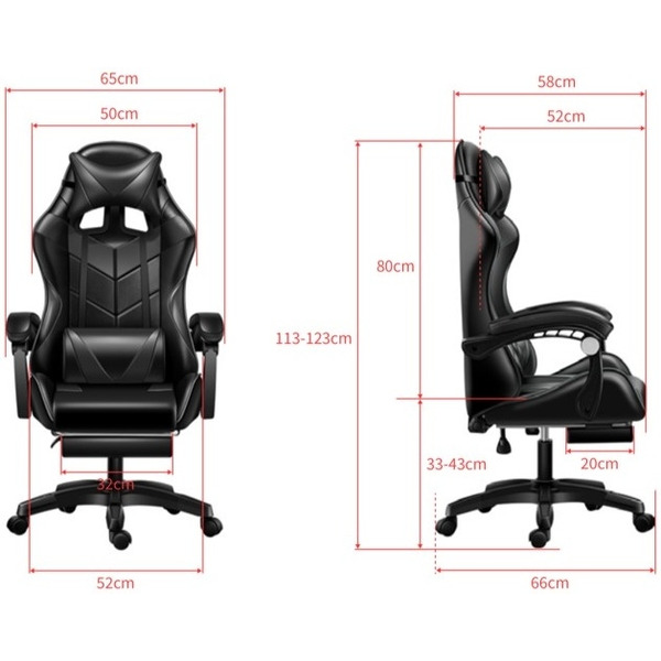 Игровое кресло Byroom RG BAN leather black BRG813L-B
