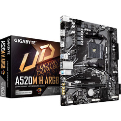 Материнская плата Gigabyte A520M H ARGB