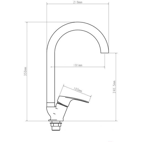 Смеситель для кухни ECONOCE EC0255