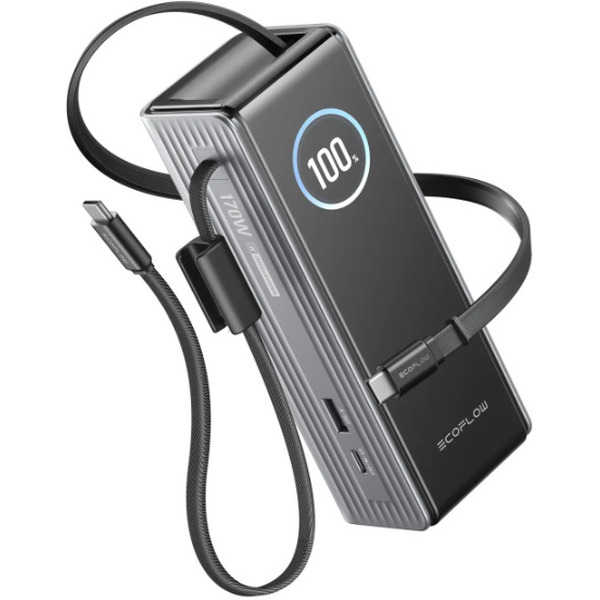 Повербанк ECOFLOW RAPID 25k серебристый (25 000 мАч, 170 Вт)
