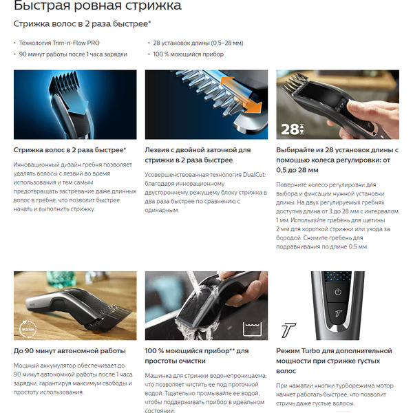 Машинка для стрижки PHILIPS HC5650/15