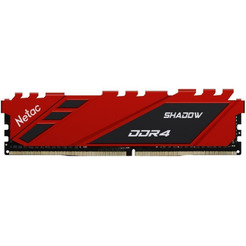 Оперативная память Netac Shadow DDR4-2666 16GB C19 Red NTSDD4P26SP-16R