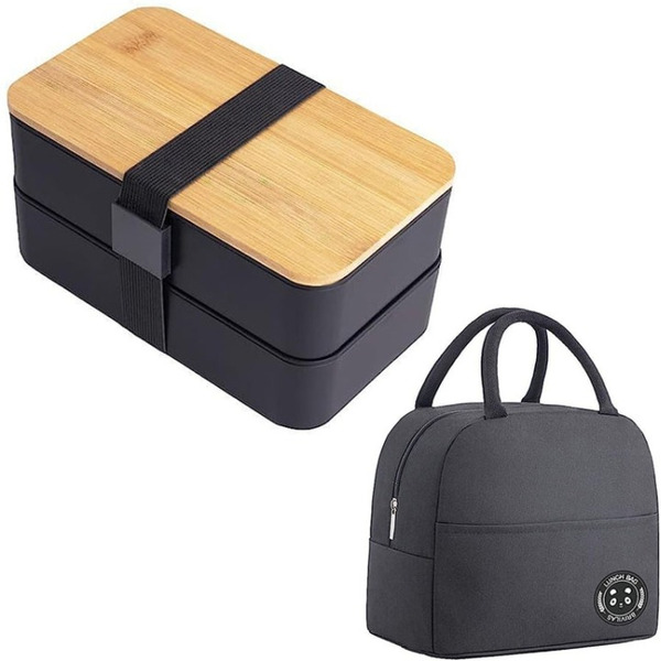 Ланч-бокс Sundays Home С сумкой / TBD0604492703 (черный)