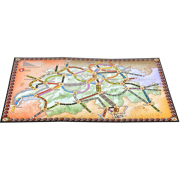 Настольная игра Hobby World 915678 Ticket to Ride: Индия и Швейцария