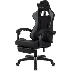 Кресло игровое ZOMBIE Shadow (черный/серый)