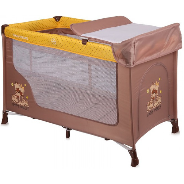 Манеж LORELLI San Remo 2 Beige&Yellow Happy Family