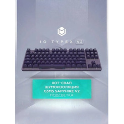 Клавиатура IO by Red Square Typex v2 g3ms Sapphire io215 (фиолетовый)